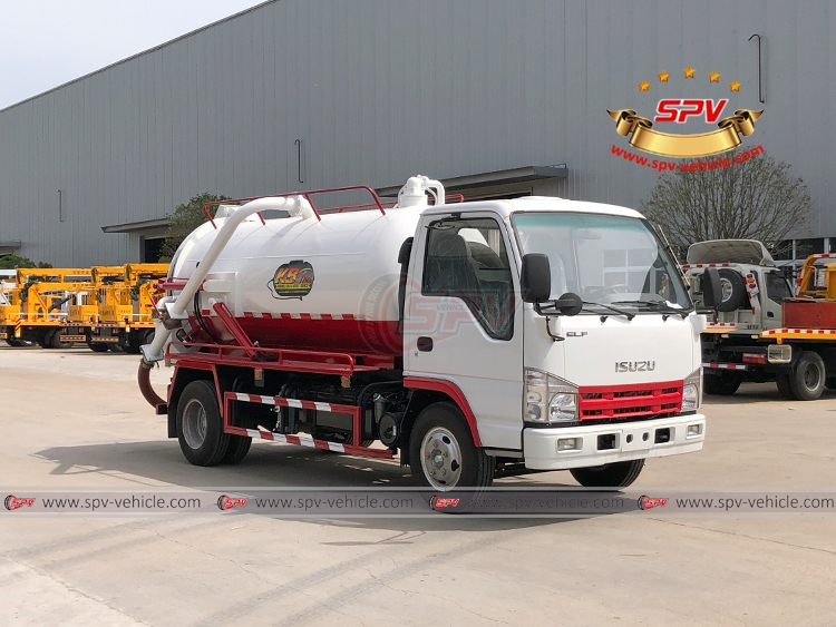 4,000 Litres Sewer Vacuum Truck ISUZU - RF